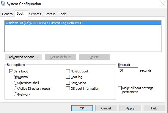 Safemode Boot